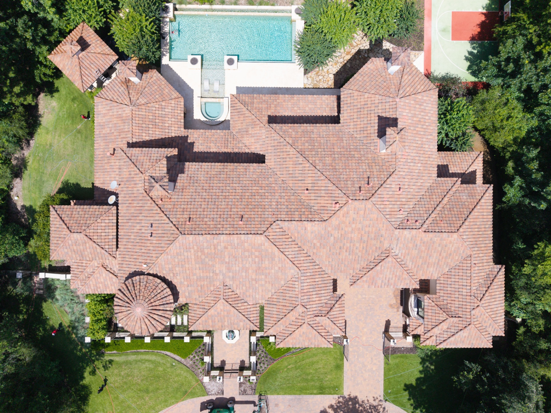 After Tile Roof · Soft Wash