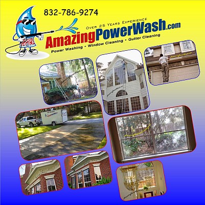 Pressure Washing Service Banner for The Woodlands Home Show