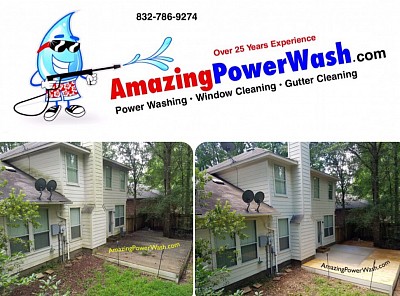 Soft Wash Pressure Washing in The Woodlands 77384