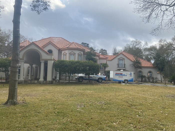 Roof Soft Washing The Woodlands Texas