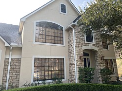 Window cleaning the woodlands by hand