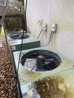 AC UNIT CLEANING EXTERIOR