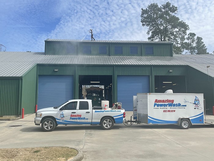 Woodlands Township pressure wash